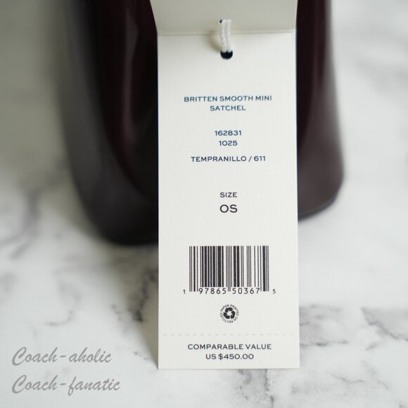 Tory Burch Britten Smooth Leather Mini Satchel Crossbody in Tempranillo 162831 - Picture 5 of 9